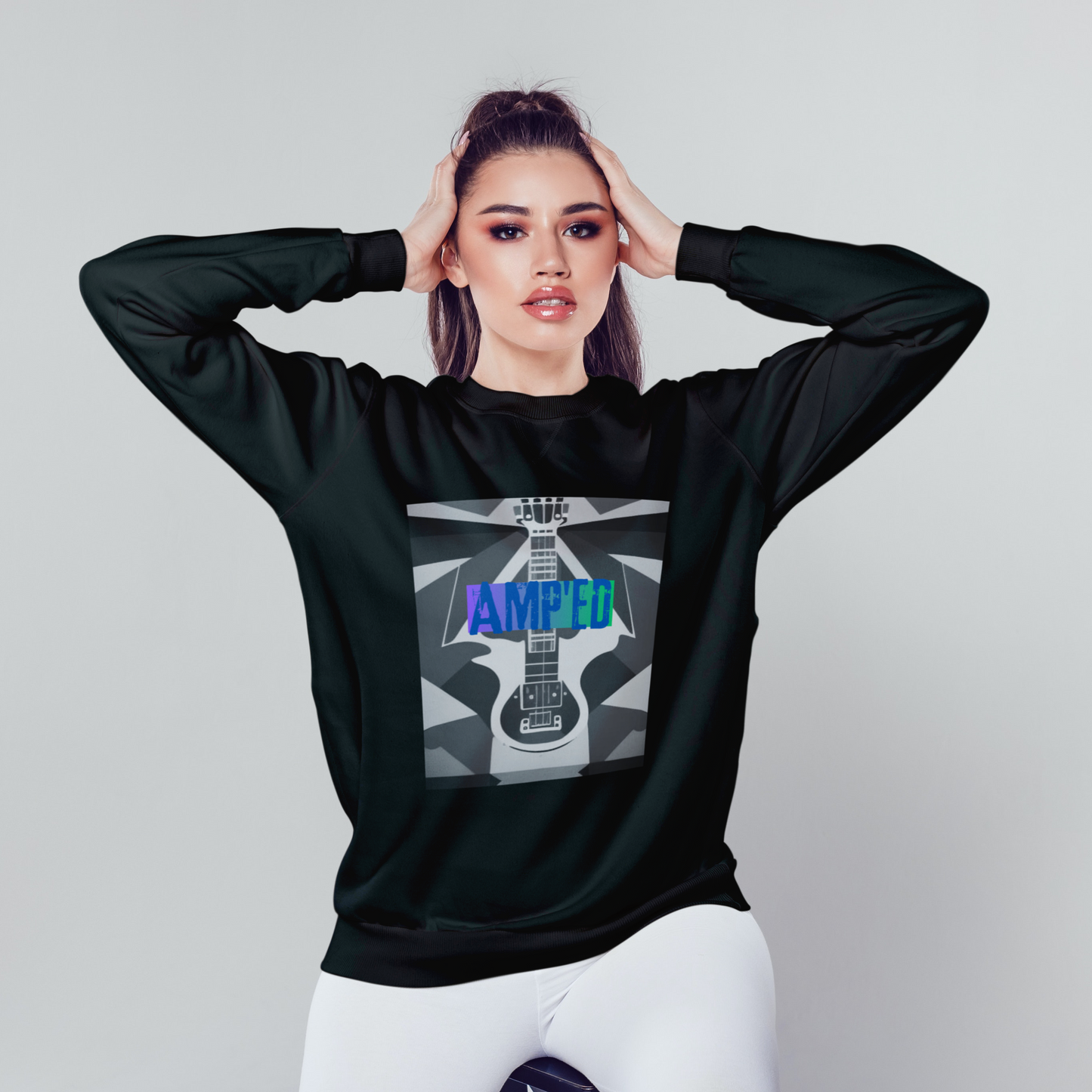 amp'ed sweatshirt  (unisex)