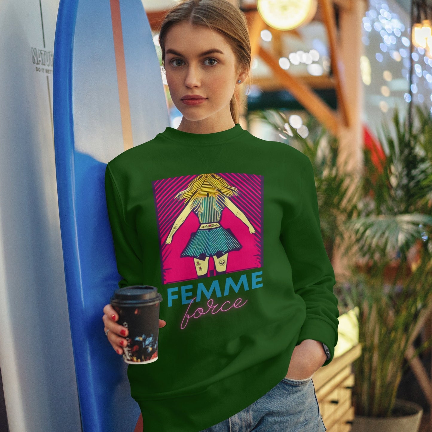 femme force sweatshirt