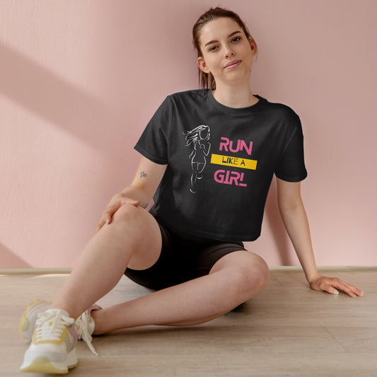 run like a girl crop