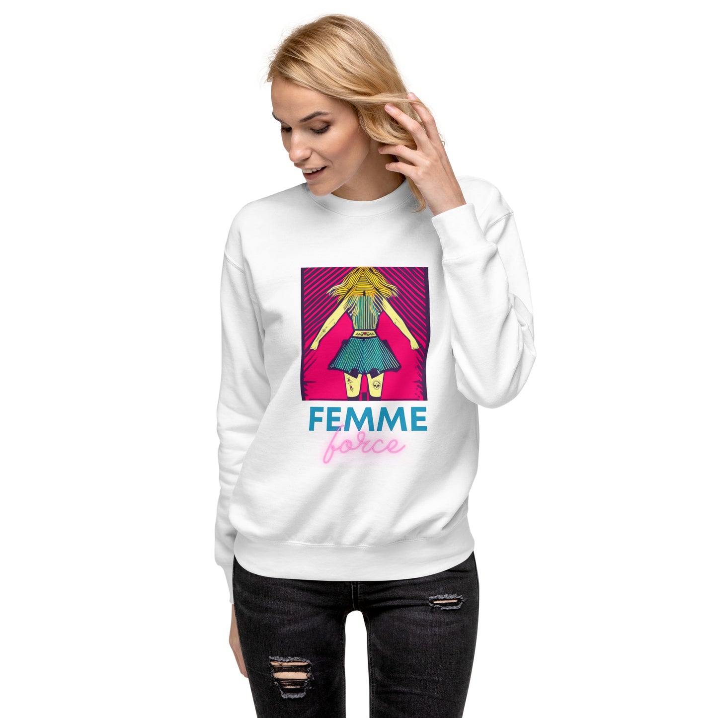 femme force sweatshirt